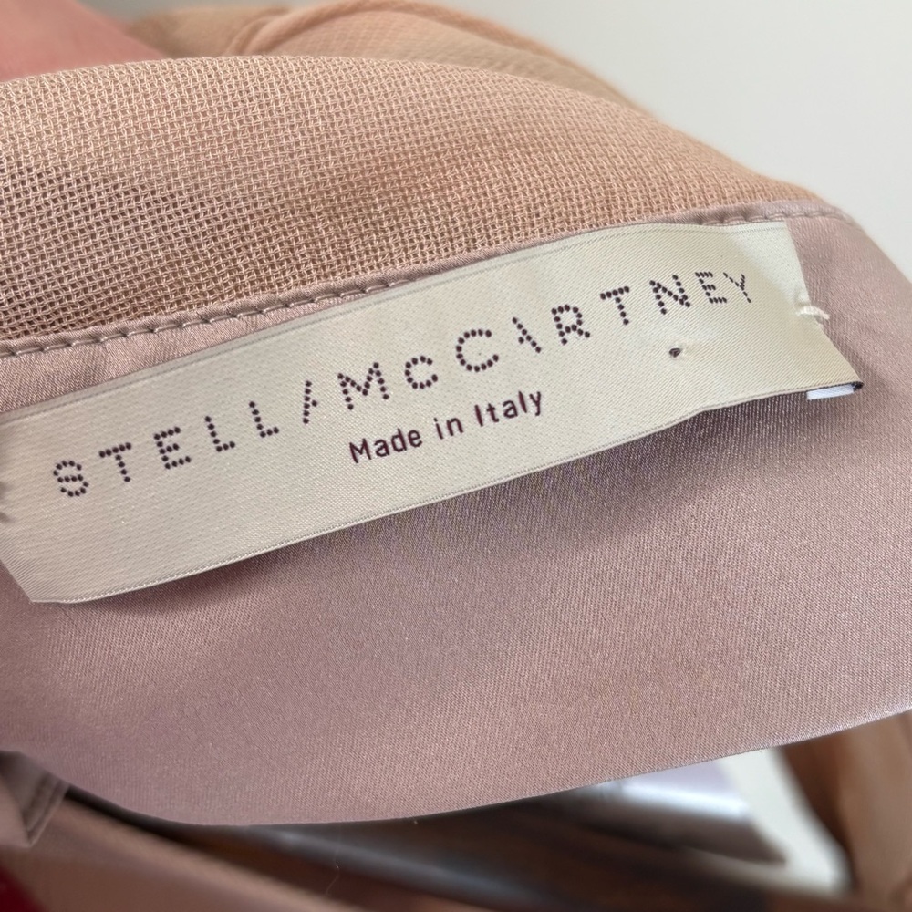 Stella McCartney Silk Blouse Sheer Ribbon Detail - Picture 3 of 9